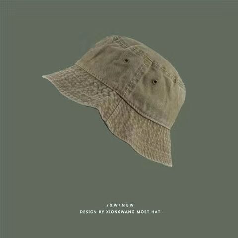 Fashion Washed Denim Hats Unisex Solid Vintag Summer Fisherman Cap Hat for Women Men Bucket Panama Hat Sun Protection