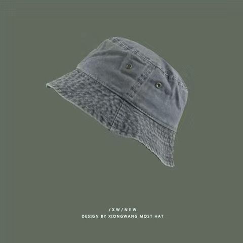 Fashion Washed Denim Hats Unisex Solid Vintag Summer Fisherman Cap Hat for Women Men Bucket Panama Hat Sun Protection