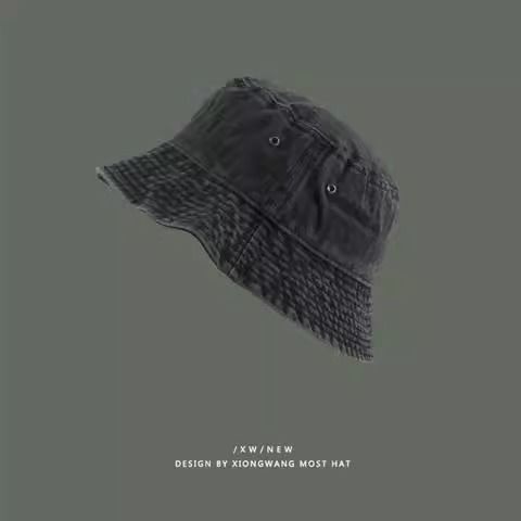 Fashion Washed Denim Hats Unisex Solid Vintag Summer Fisherman Cap Hat for Women Men Bucket Panama Hat Sun Protection
