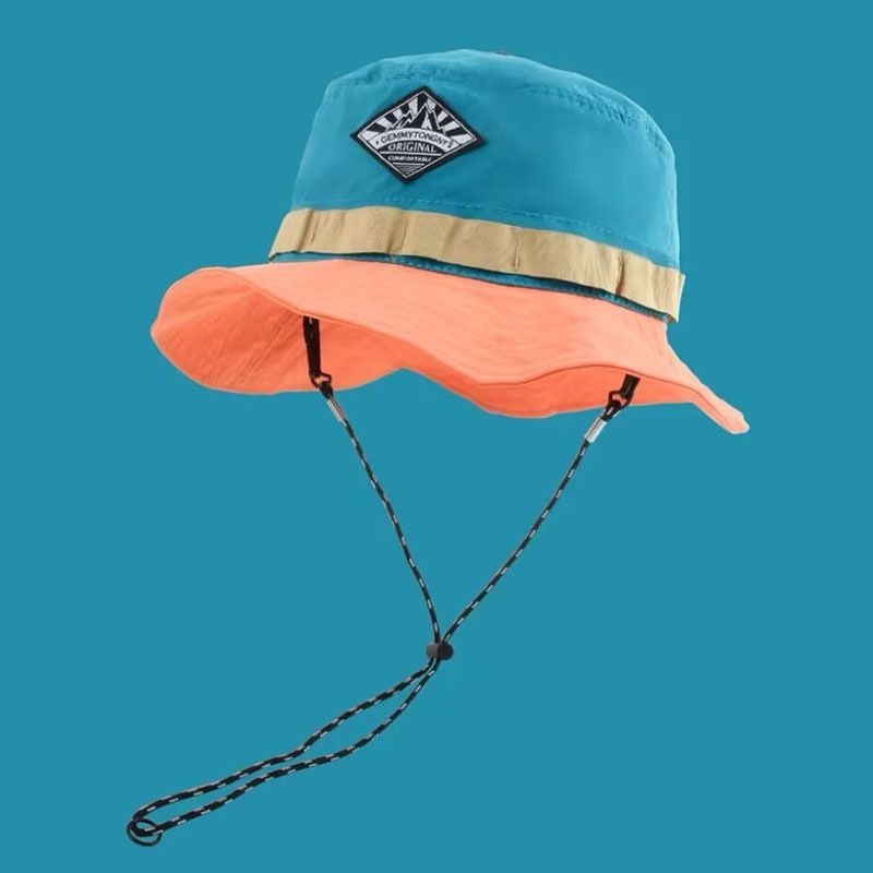Quick-drying Packable Bucket Hat Wide Brim Breathable Sun Hats Fisherman Cap Outdoor Hats For Women Men Hanging Bag Mountaineering Vacation Visor Basin Hat