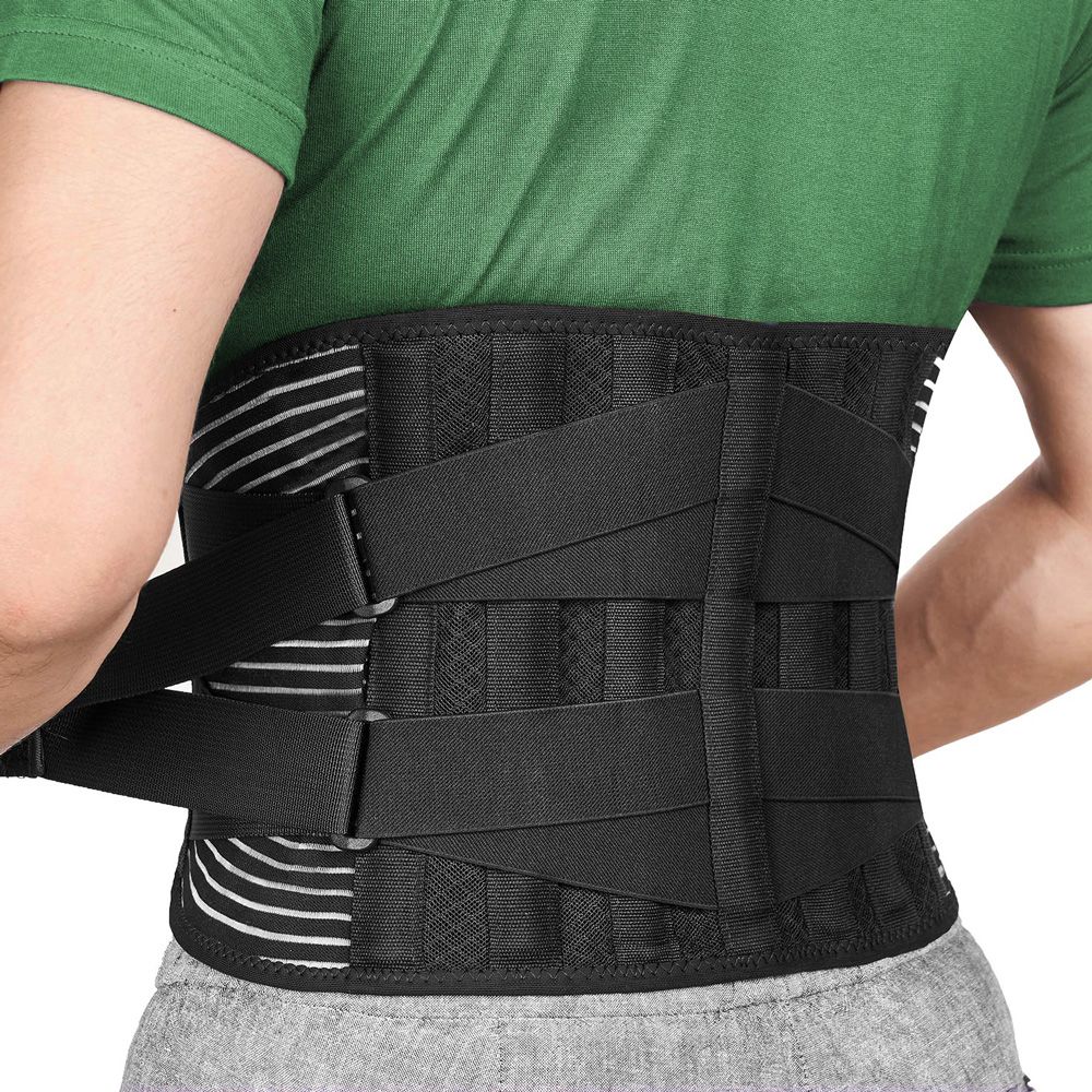 Orthopedic Back Braces Waist Belt Men Women Work Lower Back Pain Relief Spine Lumbar Support Belt Lumbar Pad Injury for Herniated Disc