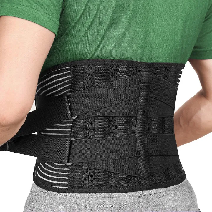 Orthopedic Back Braces Waist Belt Men Women Work Lower Back Pain Relief Spine Lumbar Support Belt Lumbar Pad Injury for Herniated Disc