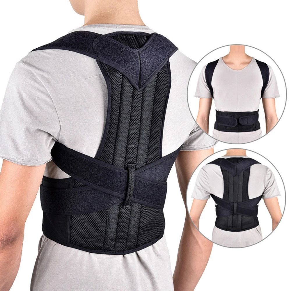 Back Brace Posture Corrector for Women Men Back Straightener Scoliosis Hunchback Correction Belt Lumbar Support Back Alignment And Clavicle Support