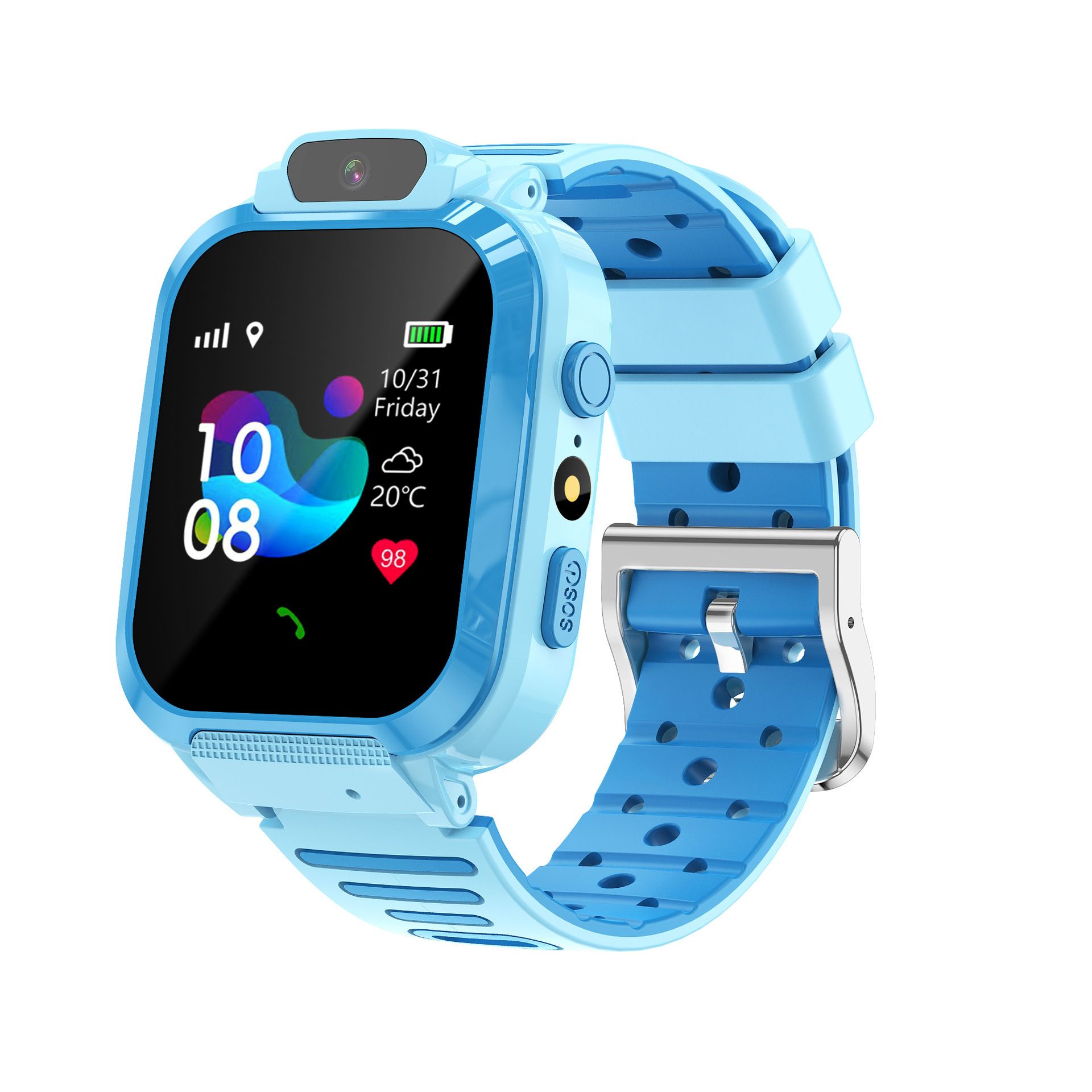 Kids Smartphone Watch for Boys Girls | Multilingual Wrist Watch with Two-Way Call, Camera & SOS Function | Safety & Entertainment Watch for Children