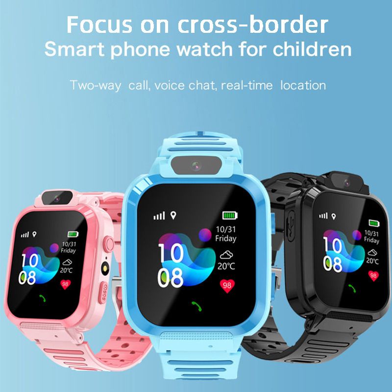 Kids Smartphone Watch for Boys Girls | Multilingual Wrist Watch with Two-Way Call, Camera & SOS Function | Safety & Entertainment Watch for Children