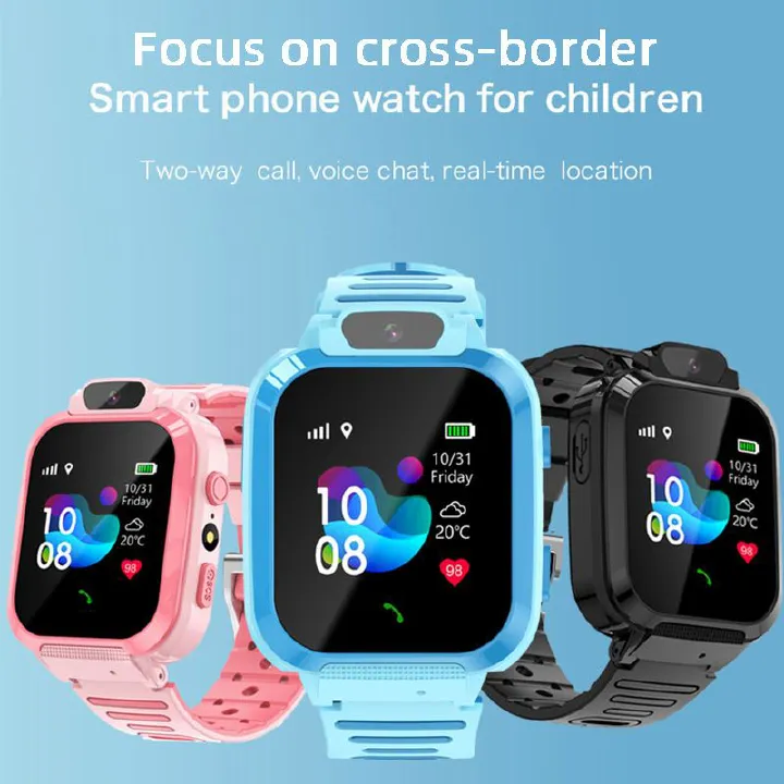Kids Smartphone Watch for Boys Girls | Multilingual Wrist Watch with Two-Way Call, Camera & SOS Function | Safety & Entertainment Watch for Children