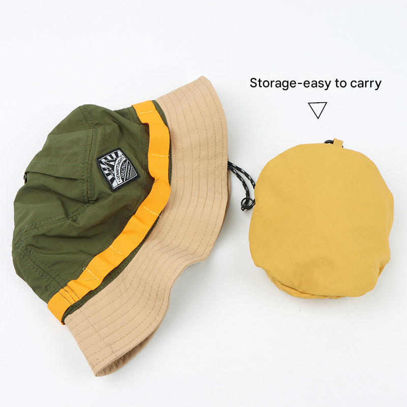 Quick-drying Packable Bucket Hat | Wide Brim Breathable Sun Hats Fisherman Cap | Outdoor Hats For Women Men | Mountaineering Vacation Visor Basin Hat | With storage bag