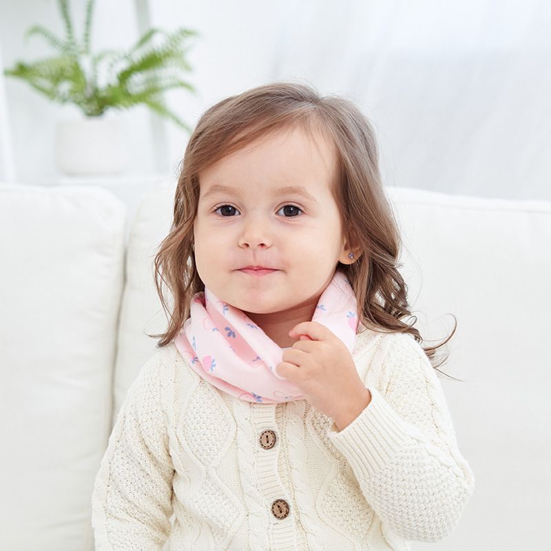🐰🐻Kids' 100% Cotton Neck Gaiter | Multifunctional Baby Scarf, Windproof Warm Neck Cover, Face mask for Winter | Cute Cartoon Print, Soft Breathable Scarf for Boys & Girls