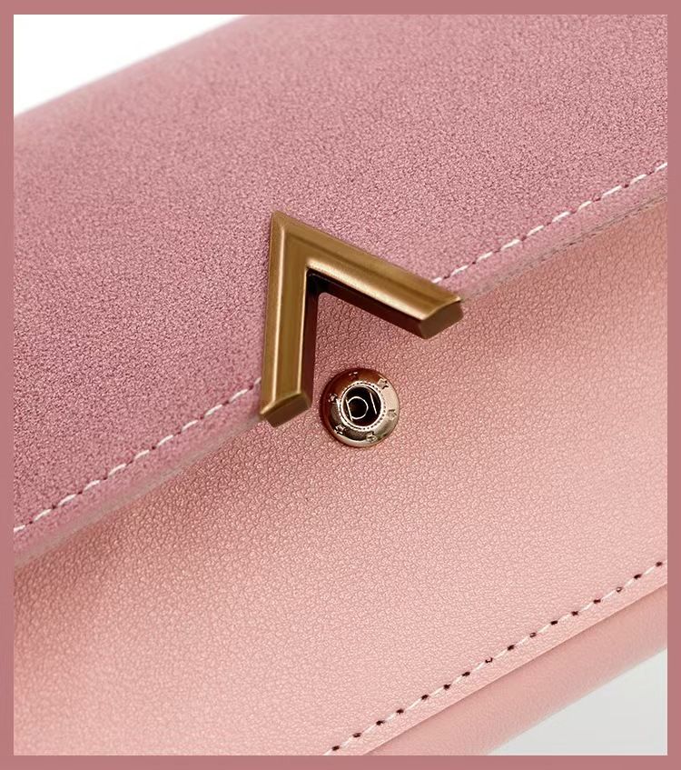 Women Wallet PU Long Wallet New Clutch Bag Fashion Purse Multiple card slots Wallet Fashionable and minimalist Lady Wallet