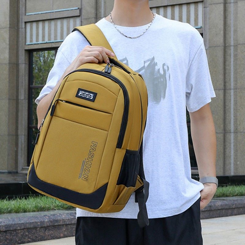 Trendy Backpack Large Capacity Casual Sports Travel Business Computer Backpack  Men's Bags School Bag Laptop Bag Outdoor Travel Bag Handbags