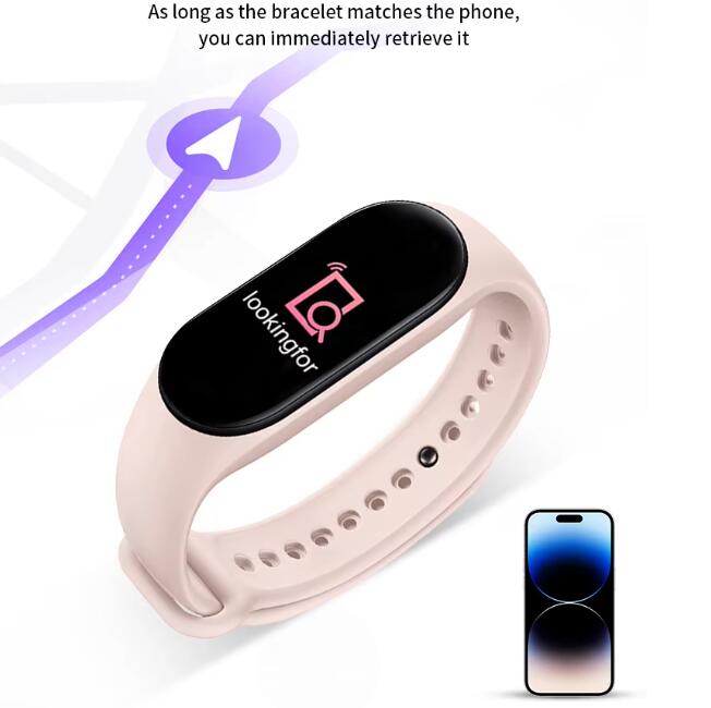 JC Hot Sales Smart Bracelet Body Temperature Watch M8 IP67 Waterproof Wristband Smart Watch Silicone Smart Band With ECG Monitoring