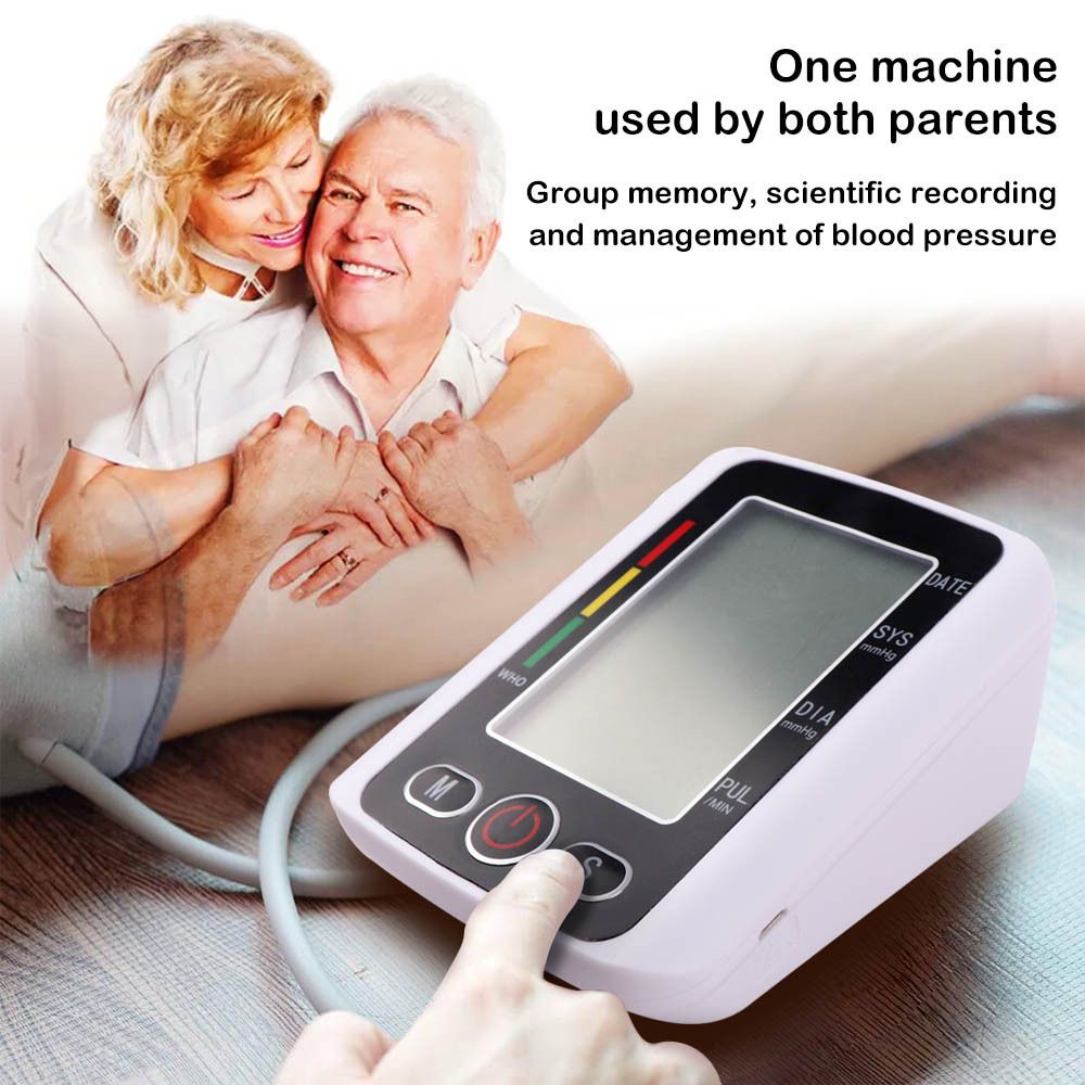 JC  High Quality Smart Blood Pressure Monitor Arm Type Digital Automatic Medical Device Hospital Professional Bp Sphygmomanometer Tensiometer