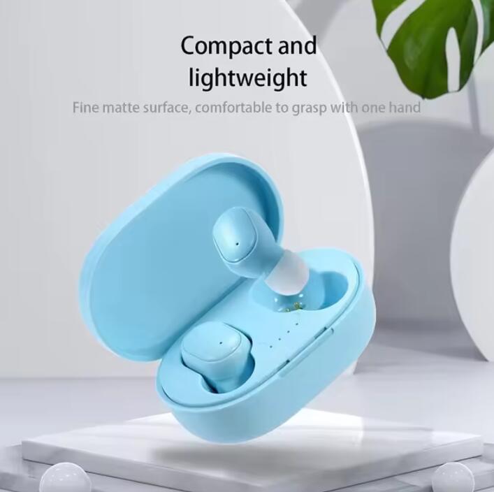 JC A6S TWS Wireless Bluetooth Earphone Stereo Earbuds Bluetooth 5.0 in Ear EarPods for iPhone Android  With Charging Case Stereo Quality  Touch Control