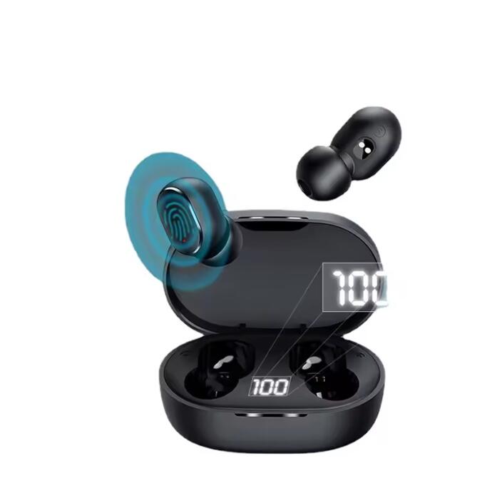 JC A6S TWS Wireless Bluetooth Earphone Stereo Earbuds Bluetooth 5.0 in Ear EarPods for iPhone Android  With Charging Case Stereo Quality  Touch Control