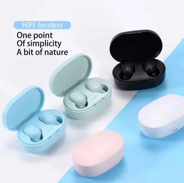 JC A6S TWS Wireless Bluetooth Earphone Stereo Earbuds Bluetooth 5.0 in Ear EarPods for iPhone Android  With Charging Case Stereo Quality  Touch Control
