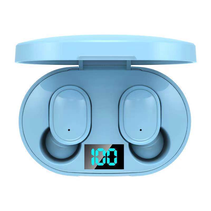JC E6S TWS Wireless Bluetooth Earphone Stereo Earbuds Bluetooth 5.0 in Ear EarPods for iPhone Android  With Charging Case Stereo Quality  Touch Control