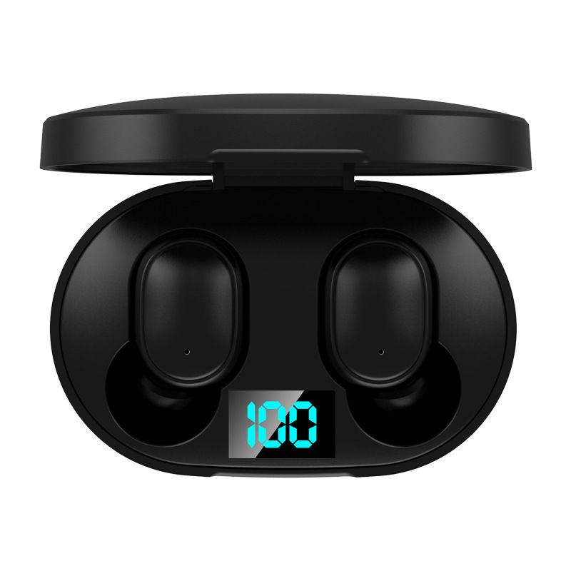 JC E6S TWS Wireless Bluetooth Earphone Stereo Earbuds Bluetooth 5.0 in Ear EarPods for iPhone Android  With Charging Case Stereo Quality  Touch Control