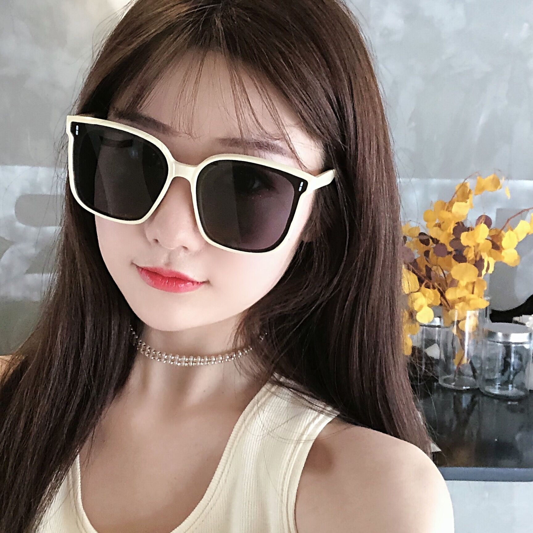 JC 2024 New women glasses lady new retro trendy large-frame sunglasses for men and women anti-UV sunglasses driving sunshade glasses