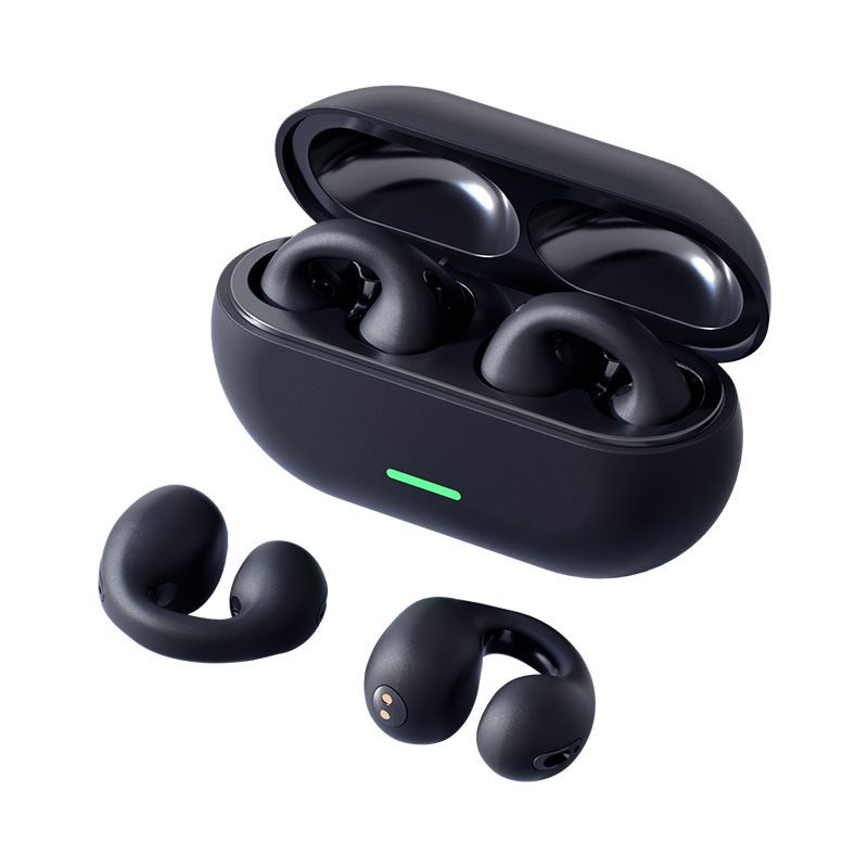 JC TWS Bt5.3 HiFi Sound Wireless Bluetooth earphone Headset HD Call In Ear Sports Pods Gaming Earphone Bone Conduction Headphones ear clip earbuds