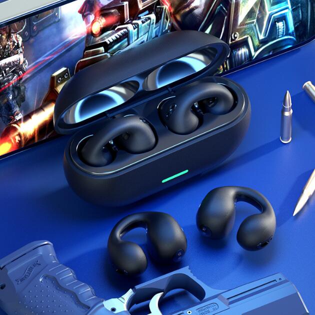 JC TWS Bt5.3 HiFi Sound Wireless Bluetooth earphone Headset HD Call In Ear Sports Pods Gaming Earphone Bone Conduction Headphones ear clip earbuds