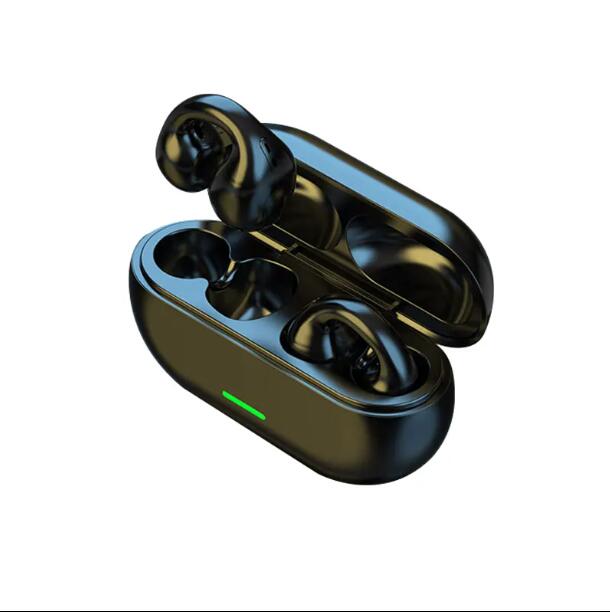 JC TWS Bt5.3 HiFi Sound Wireless Bluetooth earphone Headset HD Call In Ear Sports Pods Gaming Earphone Bone Conduction Headphones ear clip earbuds