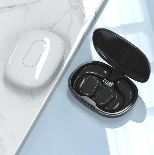 JC GT280 Wireless bluetooth earphone Noise Canceling LED Display Stereo earpods With Ear Hooks Headphones  For Smart Phone Computer Laptop