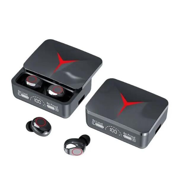 JC wireless bluetooth earphones M90 Pro TWS BT Earphones True Wireless Earbuds Noise Cancelling LED Digital Display Gaming Stereo Earbuds M90 pro