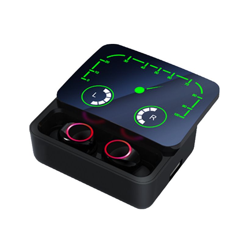 JC wireless bluetooth earphones M90 Pro TWS BT Earphones True Wireless Earbuds Noise Cancelling LED Digital Display Gaming Stereo Earbuds M90 pro