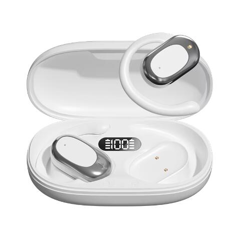 JC 2025 Best-Selling Sport LED In-Ear Bluetooth Earphones wireless Smart Touch Control Long Battery Life High Sound Quality Waterproof Feature JC Earbuds with Sport Climb Earhook Wireless In-Ear