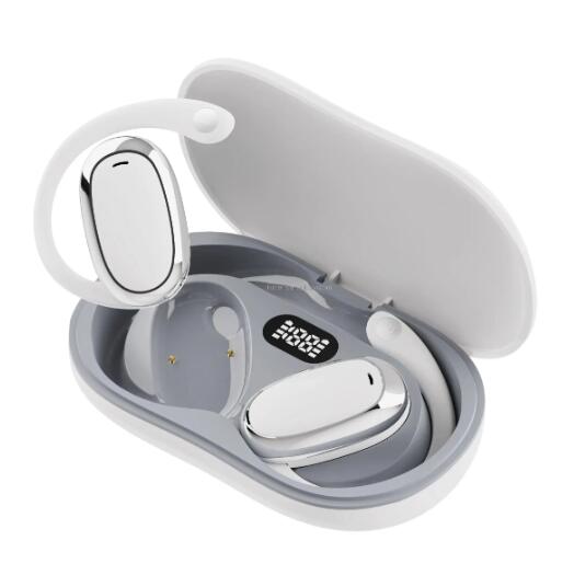 JC 2025 Best-Selling Sport LED In-Ear Bluetooth Earphones wireless Smart Touch Control Long Battery Life High Sound Quality Waterproof Feature JC Earbuds with Sport Climb Earhook Wireless In-Ear