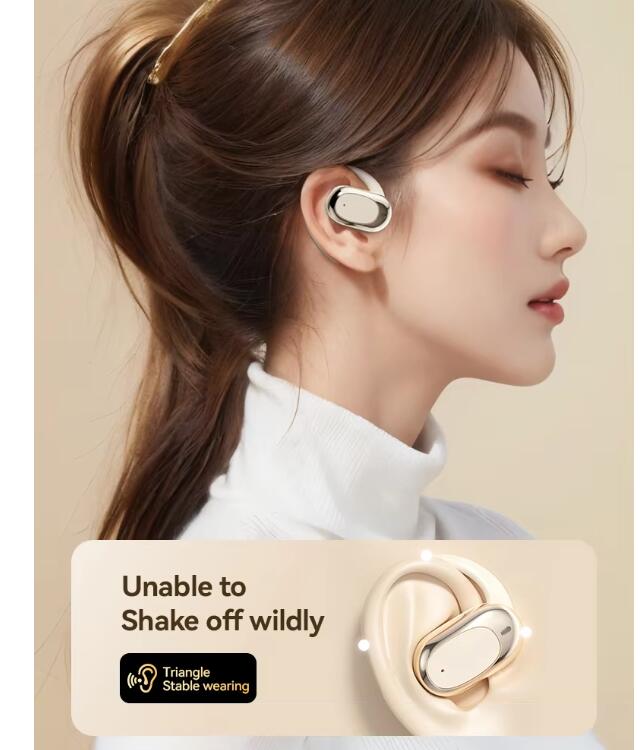 JC 2025 Best-Selling Sport LED In-Ear Bluetooth Earphones wireless Smart Touch Control Long Battery Life High Sound Quality Waterproof Feature JC Earbuds with Sport Climb Earhook Wireless In-Ear