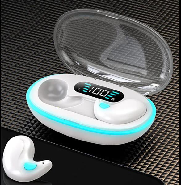 JC X55 invisible Sleeping Earbuds Wireless earphone bluetooth Mini  Noise Reduction TWS BT 5.3 HD Call Stereo Earphone Headsets  Wireless Earphones Invisible Mini Sleep Earbuds