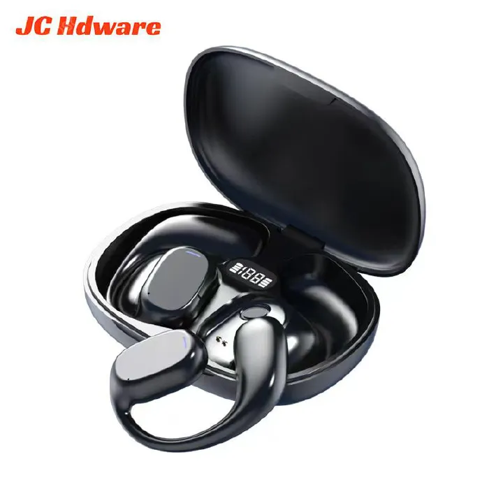 JC GT280 Wireless bluetooth earphone Noise Canceling LED Display Stereo earpods With Ear Hooks Headphones  For Smart Phone Computer Laptop