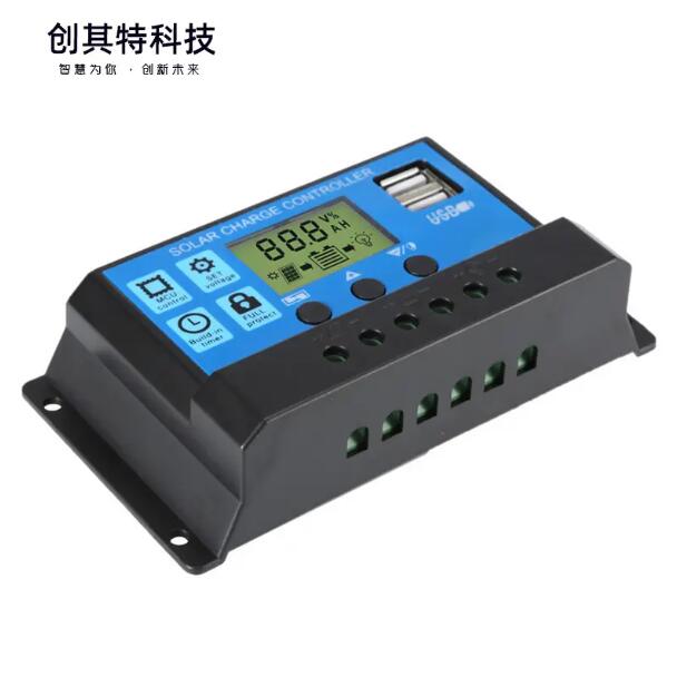 JC 12V/24V 20A/30A Solar Ladegerat Controller Solar Panel  Charge Controller Lithium Battery Lead Acid Battery 12V 24V