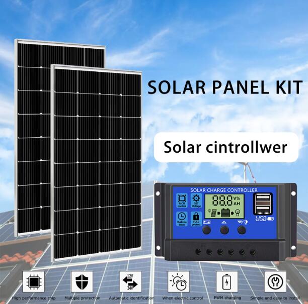 JC 12V/24V 20A/30A Solar Ladegerat Controller Solar Panel  Charge Controller Lithium Battery Lead Acid Battery 12V 24V