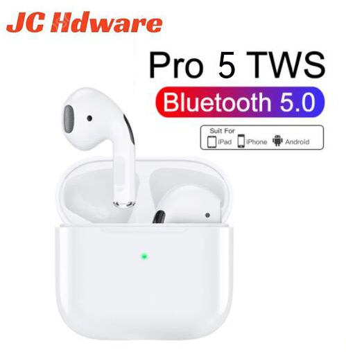 JC PRO 5 wireless bluetooth earphone Wireless  Earbud In-Ear earpods Top Quality Earphones Tws Earbuds Earphones for music and beats