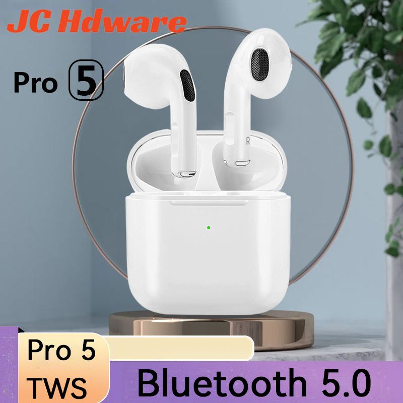 JC PRO 5 wireless bluetooth earphone Wireless  Earbud In-Ear earpods Top Quality Earphones Tws Earbuds Earphones for music and beats