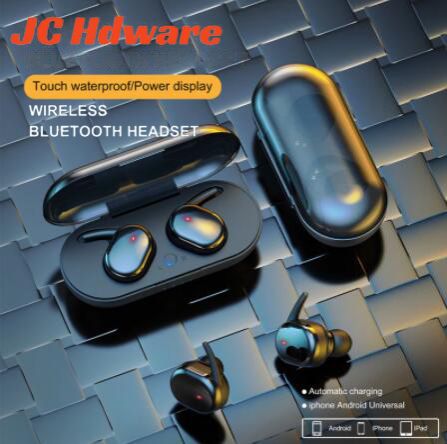 JC Bluetooth Earphones Bluetooth  Wireless earphones Y30 TWS5.0 Earbuds stereo  for phones samsung huawei xiaomi oppo adroid