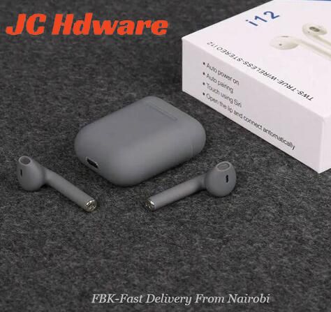 JC i12 TWS Wireless Earphones Wireless earbuds Mini In-ear earpods bluetooth Touch Control earphone Touch Key for smart  ios Android For iPhone Android phones