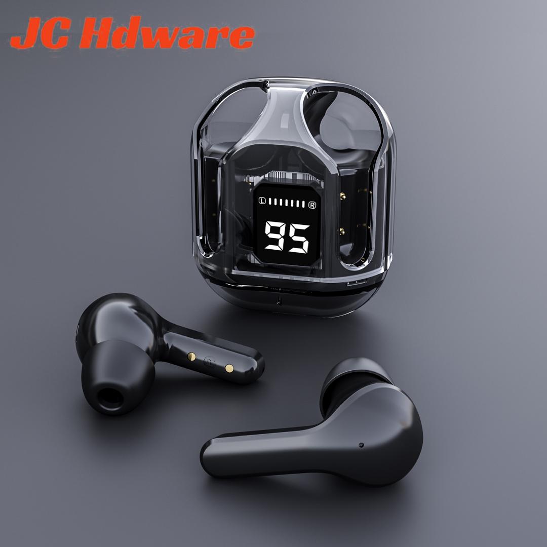 JC TWS Y26 Wireless Bluetooth earphone in Ear Earpods Noise Cancelling HIFI Stereo Sport Earbuds earphones White