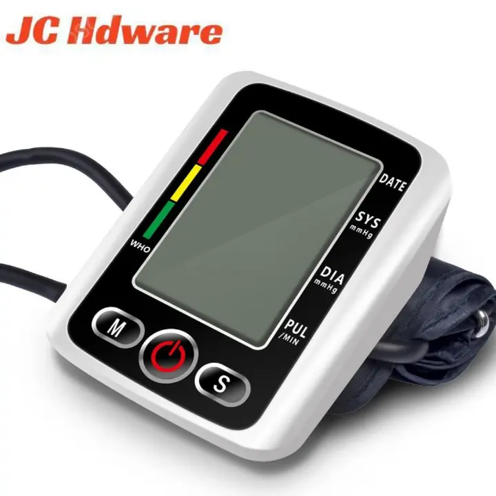 JC  High Quality Smart Blood Pressure Monitor Arm Type Digital Automatic Medical Device Hospital Professional Bp Sphygmomanometer Tensiometer