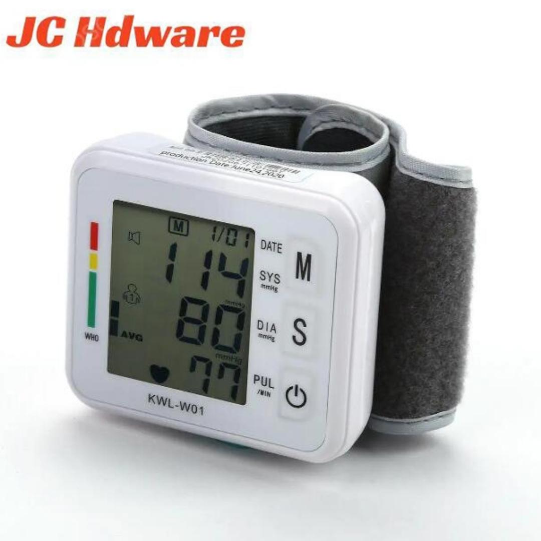 JC Digital Blood Pressure Monitor Sphygmomanometer Pulse Rate Heart Beat Rate Meter Health Care High-Quanlity digit bp monitor price electronic  machine household blood