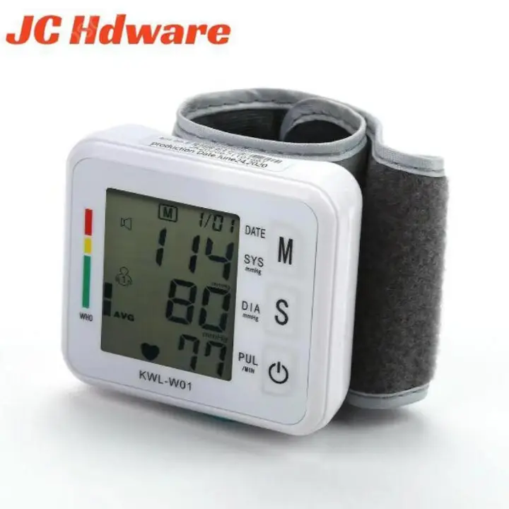JC Digital Blood Pressure Monitor Sphygmomanometer Pulse Rate Heart Beat Rate Meter Health Care High-Quanlity digit bp monitor price electronic  machine household blood