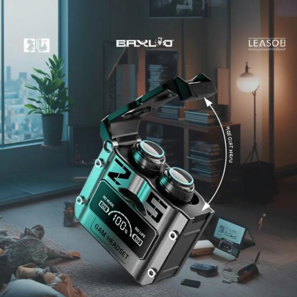 JC M25 Wireless Bluetooth earphones TWS Gaming Headset New Design Noise Reduction Waterproof Earphones Touch Control Earbuds Noise Cancelling for Gaming Computer Mobile Phone
