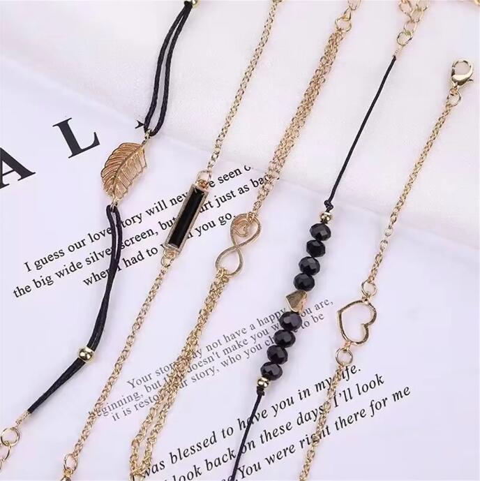 Hot 6PCS/Set Watch for Women watches Luxury Leather Analog Ladies Quartz Wrist Watch Women's Elegant Heart Rhinestone Quartz Watch PU
