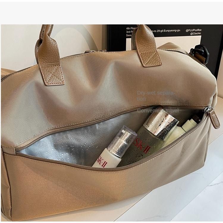 Large-Capacity Dry-Wet Separation Waterproof Oxford Fabric Portable And Crossbody Lightweight Fitness Bag