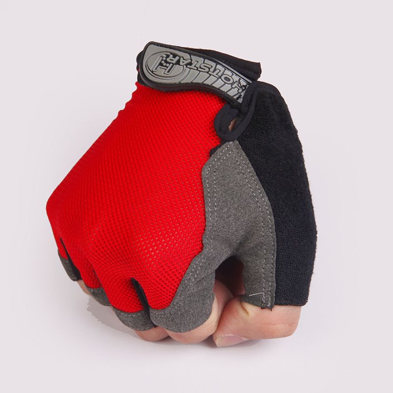 High Elastic Breathable Mesh Half-fingered Outdoor Motorcycle Riding cycling half-finger gloves for men and women thin breathable sunscreen fitness climbing dumbbell open-finger tactics