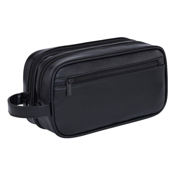 Portable Double Deck Men's Toiletry Bag Large Capacity Toiletry Bag For Business Travel  Cosmetic Bags & Cases