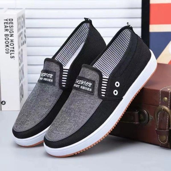 Men's Casual Breathable Anti-Slip And Wear-Resistant Canvas Board Shoes