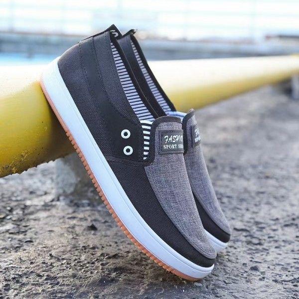 Men's Casual Breathable Anti-Slip And Wear-Resistant Canvas Board Shoes